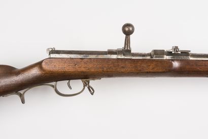 null Dreyse rifle of rifleman model 1860, calibre 13,6 mm. 

Round, thunderbolt barrel...