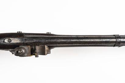 null Flintlock infantry rifle model 1777. 

Round barrel with punched thunderbolt....