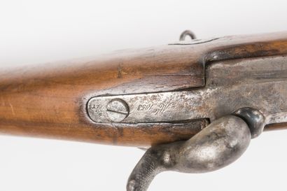 null Fusil à percussion de grenadier modèle 1853 T Car. 

Canon rond à pans au tonnerre,...