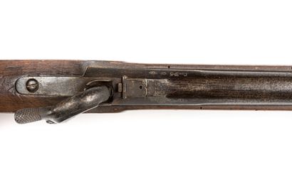 null Percussion rifle model 1837 "Pontcharra

Round rifled barrel, with thunderbolt...