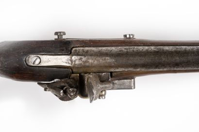 null Fusil d’infanterie à silex 1777-AN IX. 

Canon rond à pans au tonnerre (vis...