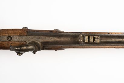 null Prussian percussion rifle model 1839. 

Round barrel with sides to the thunder...