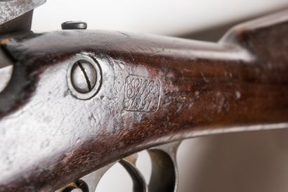 null Fusil à tabatière modèle 1884, calibre 45-70

Canon rond ave hausse. Tabatière...