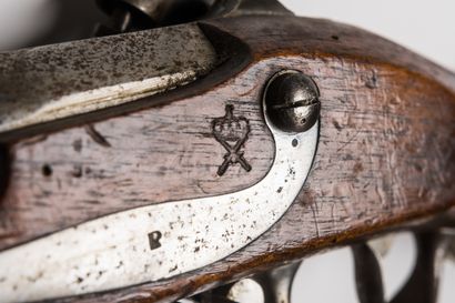 null Fusil d’infanterie à percussion modèle 1842 bavarois. 

Canon rond à pans au...