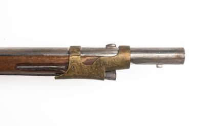 null Fusil à percussion modèle 1840 de marine. 

Canon rond à pans au tonnerre poinçonné...