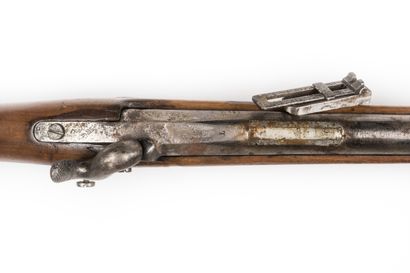 null Fusil à percussion de grenadier modèle 1853 T Car. 

Canon rond à pans au tonnerre,...