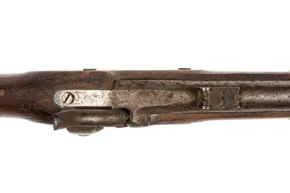 null US infantry rifle model 1863.

Round barrel, with thunderbolt, with frog, dated...