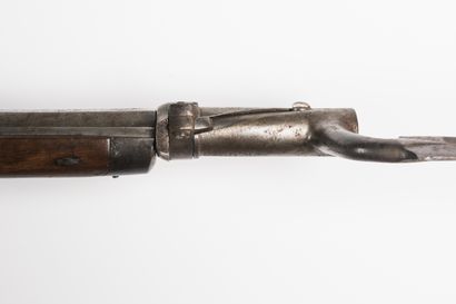 null Carabine de chasseur Lorenz modèle 1854, calibre 13,9 mm. 

Canon à pans avec...