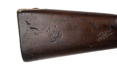 null Fusil à percussion de dragon modèle 1857. 

Canon rond à pans au tonnerre poinçonné,...