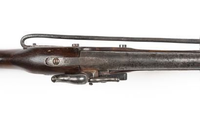 null Prussian cavalry rifle model 1823, modified with percussion. 

Round barrel...