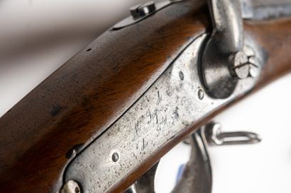 null Fusil de voltigeur à percussion modèle 1854

Canon rond à pans au tonnerre,...