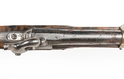 null « Pistolone » à percussion de menuisier d’infanterie 1860 

Canon rond, à pans...