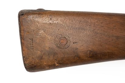 null Fusil à percussion modèle 1822 T Bis, attribué à la marine. 

Canon rond à pans...