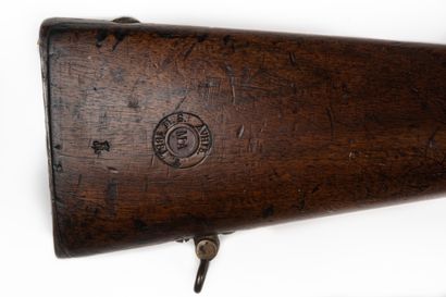 null Gras Infantry Rifle model 1874 M80, caliber 11 mm. 

Round barrel with sides...