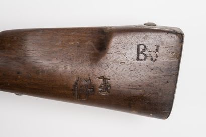 null Flintlock rifle "de voltigeur" model 1777-AN IX. 

Round barrel, with sides...