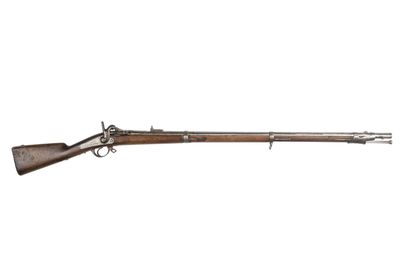 null Rifle with snuffbox model 1867. 

Round barrel with rise to 600. Rear lock "Mre...