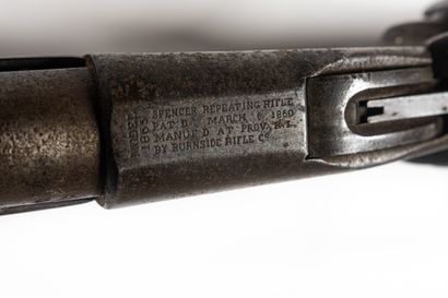 null Carabine Spencer modèle 1865 calibre 52. 

Canon rond avec hausse. Tonnerre...