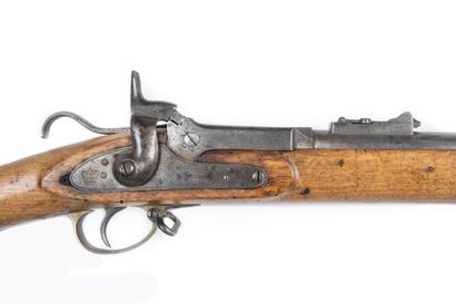 null Fusil Enfield modèle 1853 modifié Peabody. 

Canon rond avec hausse. Boitier...