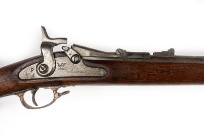 null Fusil d’infanterie modèle 1866 Conversion Allin. 

Canon rond avec hausse. 

Boitier...