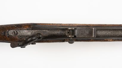 null Russian infantry rifle (or dragon) with percussion. 

Round barrel with thunderbolt,...