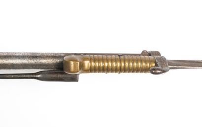 null Carabiner of artillery model 1829 T Bis. 

Round barrel with sides to the thunder...