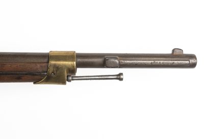 null Mousqueton de gendarme à pied modèle 1866-74 M80, calibre 11 mm. 

Canon rond...