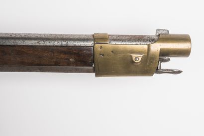 null Carabine Dreyse modèle 1854, calibre 15,43 mm 

Canon à pans avec hausse à feuillets....