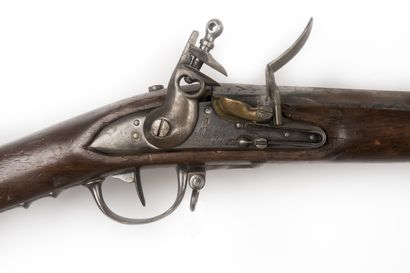 null Flintlock rifle "de voltigeur" model 1777-AN IX. 

Round barrel, with sides...