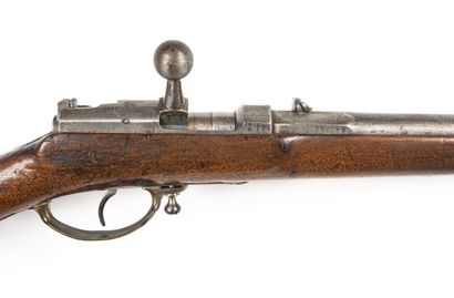 null Mousqueton Dreyse modèle 1857, calibre 15,43 mm. 

Canon rond, à pans au tonnerre...