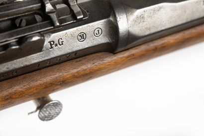 null Fusil d’infanterie Chassepot, S 1874, calibre 11 mm. 

Canon rond à pans au...