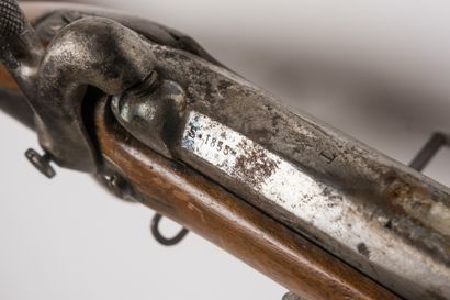 null Fusil à percussion de grenadier modèle 1853 T Car. 

Canon rond à pans au tonnerre,...