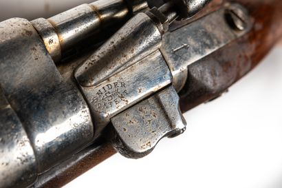 null Fusil d’infanterie 1861 modifié SNIDER à tabatière. 

Canon rond avec hausse....