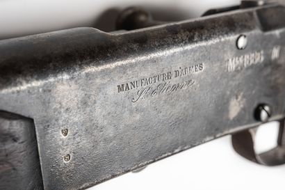null Lebel rifle model 1886-93, caliber 8 mm.

Round barrel marked MAS 1891, with...