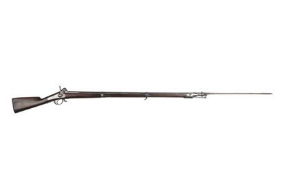 null Fusil d’infanterie à percussion modèle 1857.

Canon rond à pans, daté « 1860...