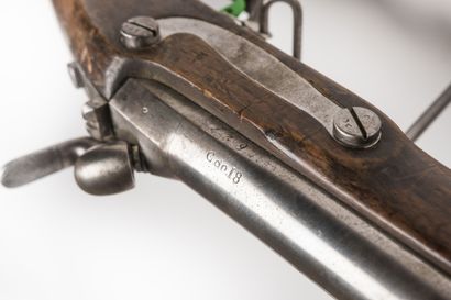 null Rifle of grenadier model 1822 transformed with percussion model 1840. 

Round...