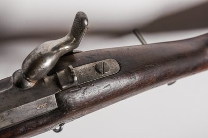 null Fusil de dragon à percussion modèle 1853 T 

Canon rond à pans au tonnerre daté...