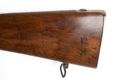null Mousqueton de gendarme à pied modèle 1866-74, calibre 11 mm. 

Canon rond à...