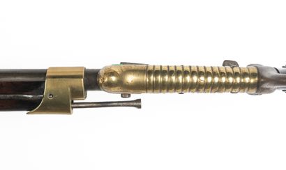 null Mousqueton d’artillerie modèle 1874-80, calibre 11 mm. 

Canon rond à pans au...