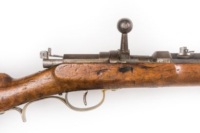 null Pioneer rifle Dreyse model 1869.

Round barrel with sides with the thunder with...