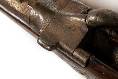 null Carabine à tabatière modèle 1867. 

Canon rond, rayé, à hausse à 1100 m. Platine...