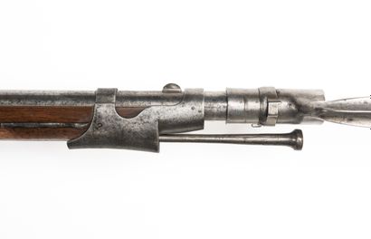 null Fusil d’infanterie à percussion modèle 1842 T 

Canon rond à pans au tonnerre,...