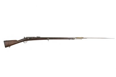 Fusil Chassepot modèle 1866, contrat de la...