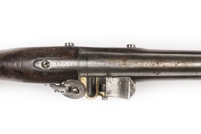 null Flintlock rifle of cadet gentleman model 1777. 

Round barrel, with flats. Round...