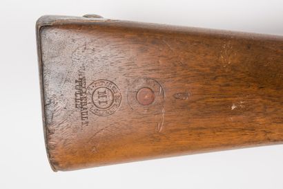null Fusil à percussion de grenadier modèle 1853 T Car. 

Canon rond à pans au tonnerre,...