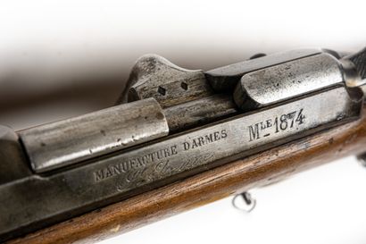 null Cavalry rifle model 1874, caliber 11 mm 

Round barrel, with sides, dated S...