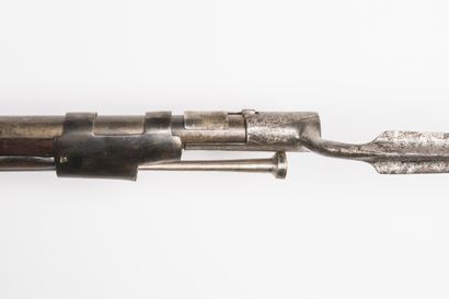 null Fusil d’infanterie à silex type 1746. 

Canon rond, à pans au tonnerre poinçonné....