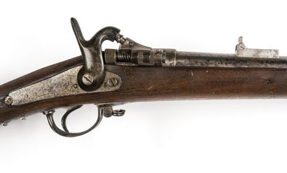 null Infantry rifle with snuffbox model 1867. 

Round barrel with rise. Snuffbox...