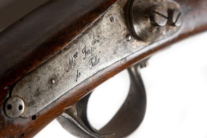 null Rifle with snuffbox model 1867. 

Round barrel, rifled, with rise to 1100 m....