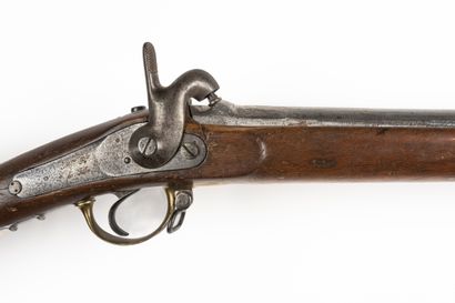 null Fusil à percussion modèle 1840 de marine. 

Canon rond à pans au tonnerre poinçonné...