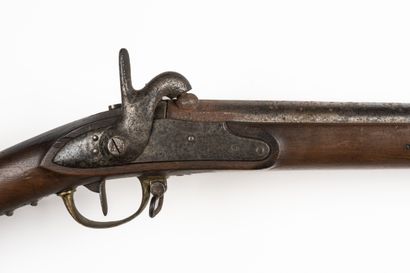 null Percussion rifle model 1822 T Bis, attributed to the Navy. 

Round barrel with...